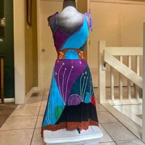 Purple and Blue Rising International Dress